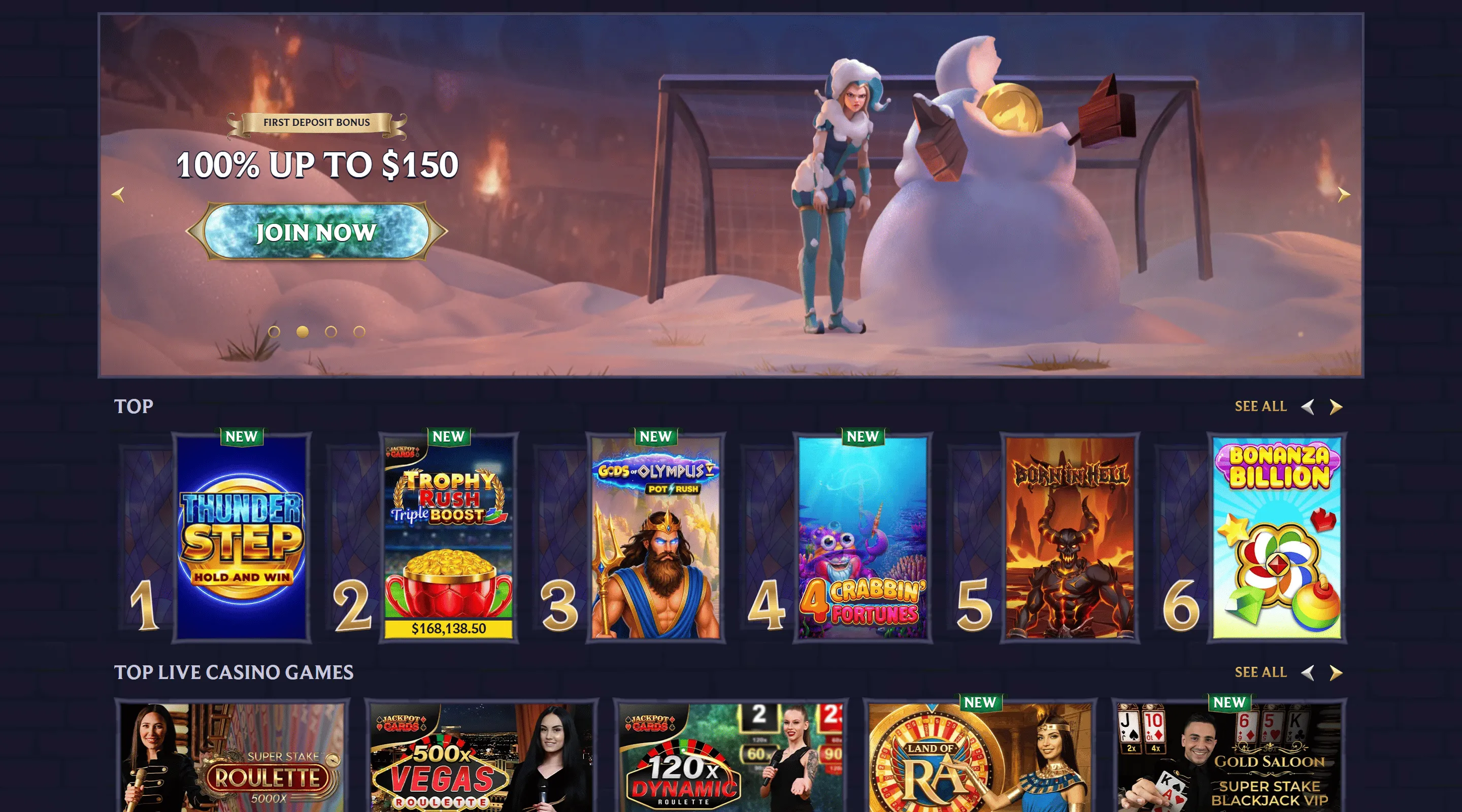 LolaJack Homepage 1
