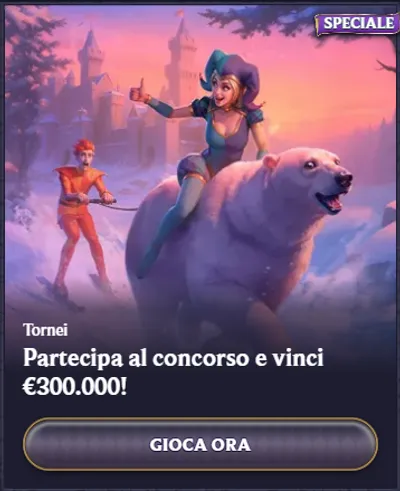 Tornei partecipa al concorso e vinci eur300 000