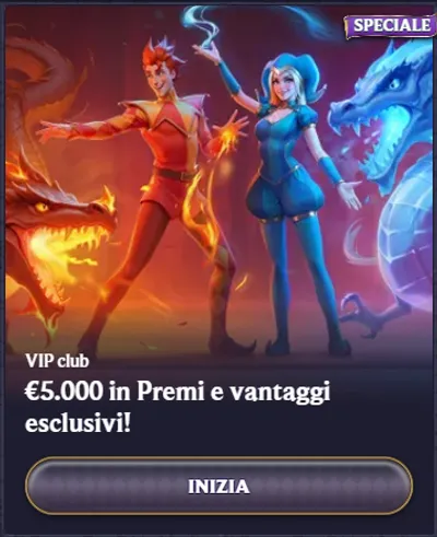 Vip club eur5 000 in premi e vantaggi esclusivi